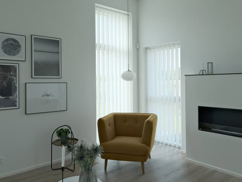 Elegante lamelgardiner i nordisk indretning