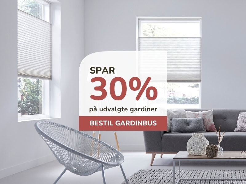 Få besøg af vores gratis gardinbus i dag