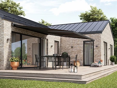 Markise til terrasse i Nordjylland